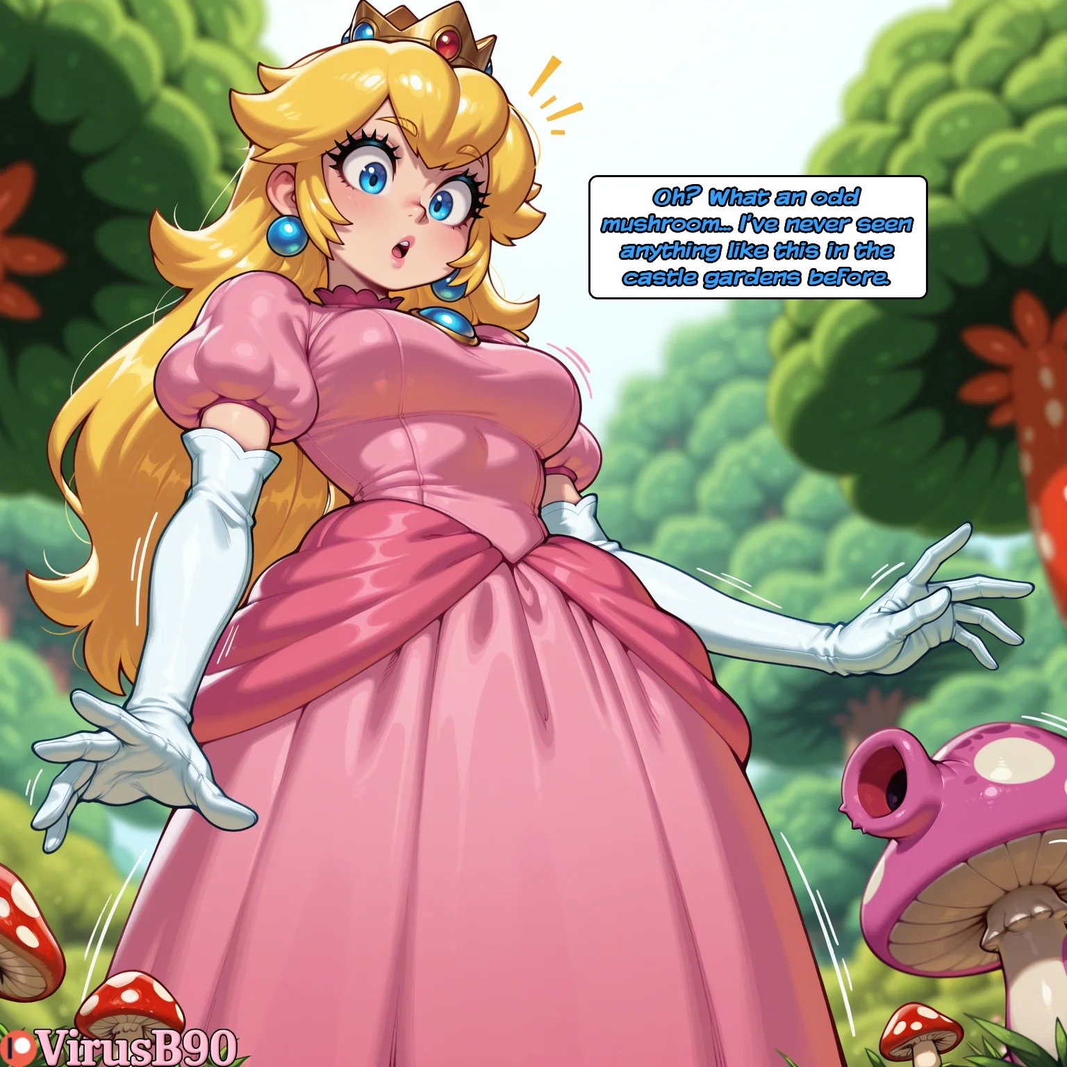 Birdo's Garden - Creamed Peach
