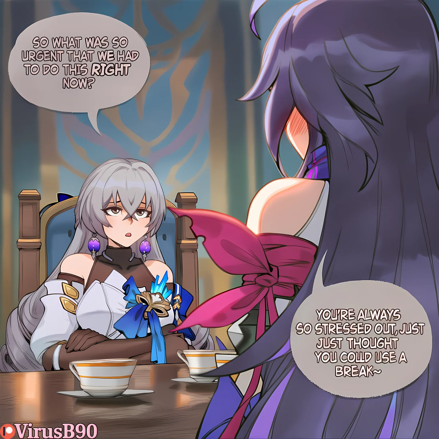 Seele Helps Bronya Relax